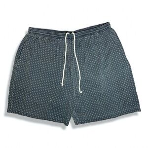 Vintage 90s Patterned Shorts with Drawstring